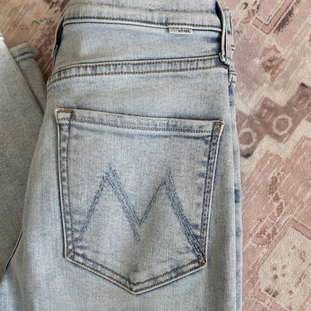 MOTHER Light Wash Flare Jeans - Picture 8 of 12